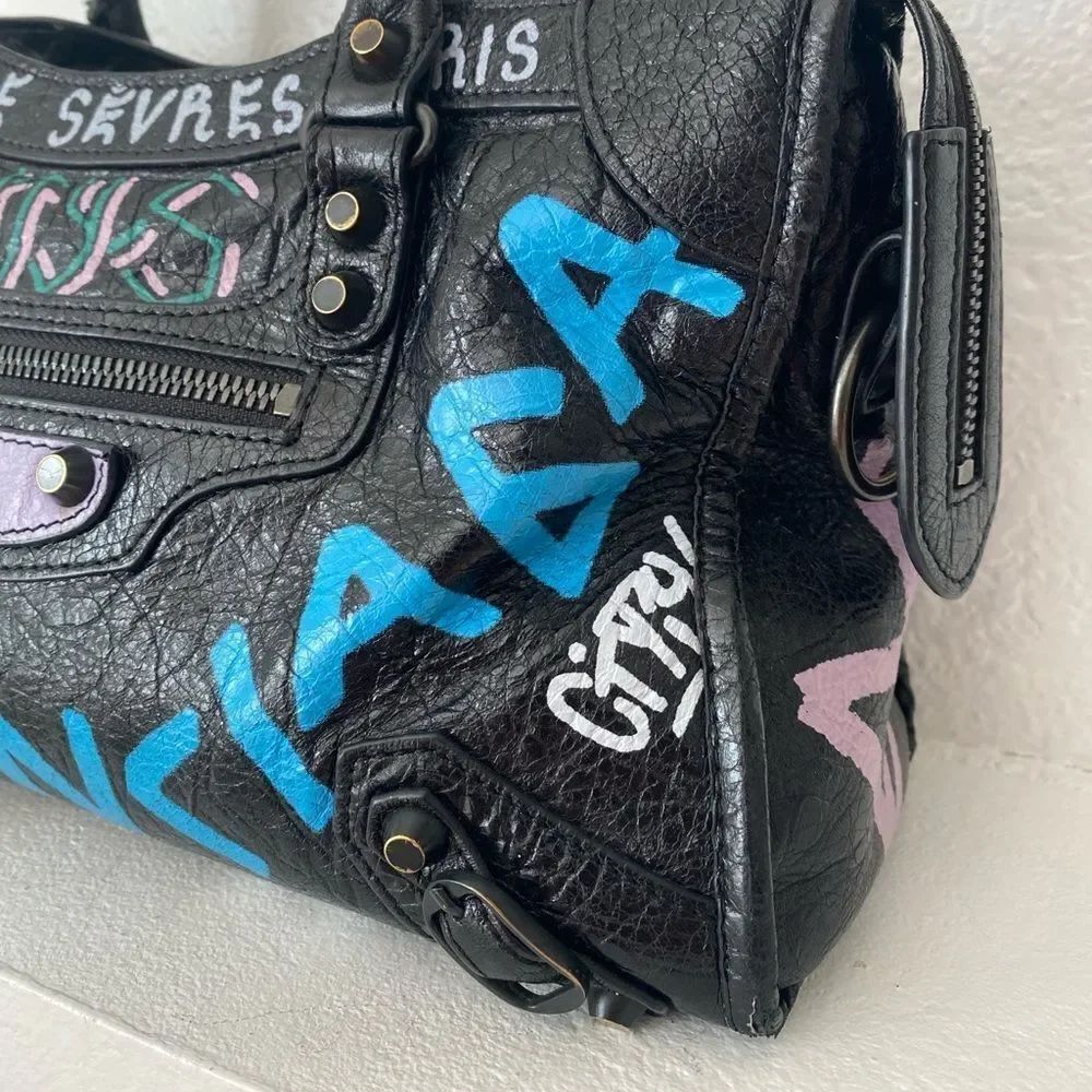 Balenciaga city graffiti bag - Picture 4 of 17